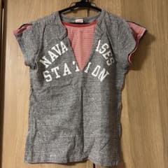 DENIM DUNGAREE 半袖Tシャツ グレーのサムネイル