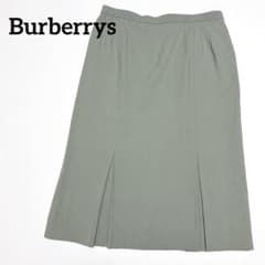 BURBERRYS バーバリーズ 80s 大きい ウールスカート グリーン a4のサムネイル