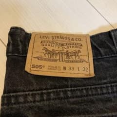 ◇値下げ交渉可◇Levi's 505 blackのサムネイル