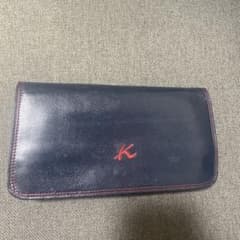 Kitamura バイカラー レザー がま口 長財布 9908のサムネイル