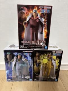 ワンピース The 出航 サカズキ ボルサリーノ クザン フィギュア 3体
