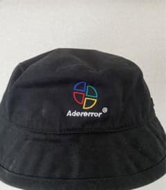 Adererror 블랙 버킷 모자 A1