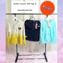 SALE 新品タグ付き 女の子服 3点セット 150cm まとめ売りのサムネイル
