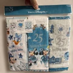 ま*く様 東京ディズニーシー 25周年 ミニタオル 3枚セット - メルカリ
