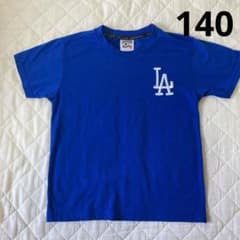 MLB 半袖Tシャツ ドジャース 140cm ブルー 野球 観戦のサムネイル