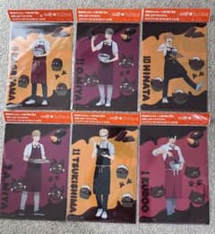 ハイキュー×Meiji オリジナルクリアファイル6枚セットのサムネイル