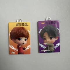 TinyTAN 紅茶花伝 キーホルダー 2点セット Jin Jungkookのサムネイル