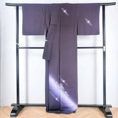 洋風 大きいサイズ　向い鳥 刺繍 唐草模様 江戸紫色 洋風 大きいサイズ 向い鳥 刺繍 唐草模様 江戸紫色 - メルカリ