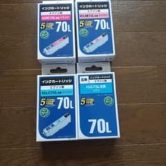 エプソン用 互換インクカートリッジ 70L 4色セットのサムネイル