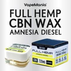 VapeMania FULL HEMP 90%ワックス1G＊アムネシアディーゼル - メルカリ