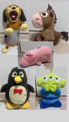 Disney Pixar 봉제인형 5체 세트 정리 판매 할인 가능!