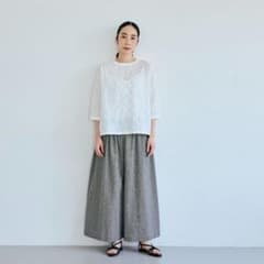 中川政七商店 綿麻のちりめん織 ロングキュロット - メルカリ