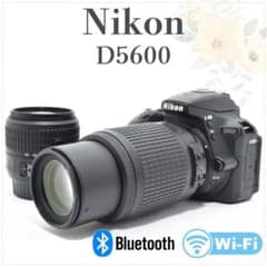 軽量 超高画質✨Nikon D5600✨ダブルレンズセット スマホ転送 初心者