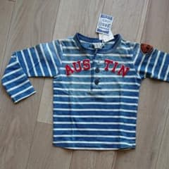 【週末セール】F.O.KIDS ボーダー長袖トップスのサムネイル
