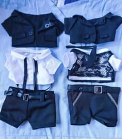 20cm 王一博 肖戦 ぬいぐるみ 着せ替え お洋服ペア bjyx 0312