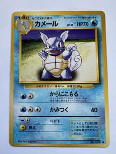 旧裏】カメール LV.22 HP70 ポケモンカード - メルカリ
