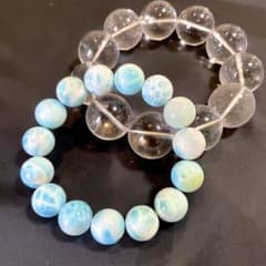 ラリマー ブレスレット 内系１８cm パワーストーンのサムネイル