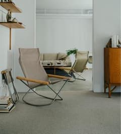 限定 ニーチェアX Oil Finish ぺブルグレー ロッキング 3年保証あり