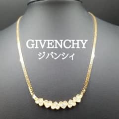 美品✨ジバンシィ6連ハートラインストーン_レディースゴールド 