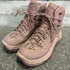 美品HOKA TOR ULTRA HI 26cm ゴアテックス ビブラム ピンク