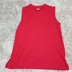 wundou ノースリーブアンダーシャツ 150CM レッドのサムネイル