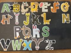 動物モチーフ アルファベットワッペンのサムネイル