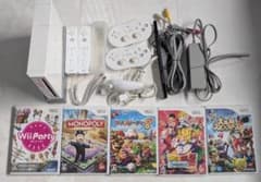 Wii本体+ゲームソフト5本セットのサムネイル