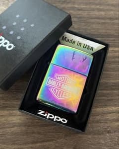 zippo ジッポー　ハーレーダビッドソン　オイルライター　レインボー　2007のサムネイル