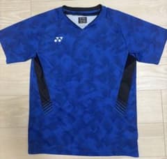 YONEX ヨネックス ゲームシャツ ブルー Oサイズのサムネイル