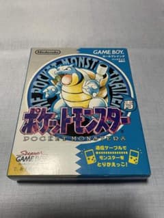 最終値下げ【希少品】ポケモン 青 GB【初期00・希少な一般販売バーコード付き】のサムネイル