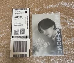 新品未開封 BTS MONOCHROME Jimin フォト 入場特典　ジミンのサムネイル