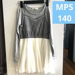 春ワンピ✴︎MPS/140cm/レイヤードワンピースのサムネイル