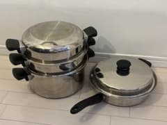 アムウェイ 6Lシチューパンセットと大フライパン - メルカリ