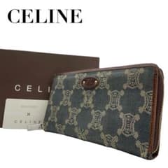 CELINE トリオンフ デニム パリマカダム 長財布 - メルカリ
