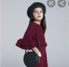 プティマイン　袖フリルニットのサムネイル