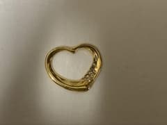 TIFFANY&Co. K18YG ダイヤモンド ハート ペンダントトップ TIFFANY&Co. K18YG ダイヤモンド ハート ペンダントトップ - メルカリ