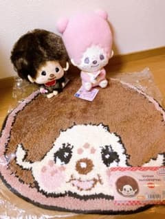 モンチッチ　フェイス型ラグマット　10個セット Monchhichi フェイス型ラグマット モンチッチ ぬいぐみみ - メルカリ