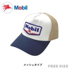 モービル石油 mobil 企業ロゴ トラッカーキャップ 帽子 マルチカラー