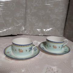 TIFFANY　MORNING　GLORYカップ・ソーサー2個セットのサムネイル