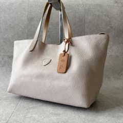 Felisi ハンドバッグ 2WAY オールレザー 舟型 17-28 ベージュ - メルカリ