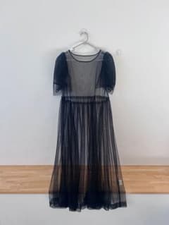 チュールワンピース