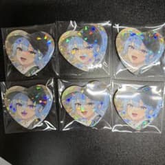 ホロライブ 星街すいせい 活動6周年＆誕生日記念グッズ 缶バッチ 6個 