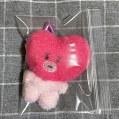 BT21 TATA ピンクカラー マスコットキーリングのサムネイル