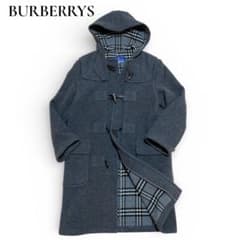 美品✨ Burberrys バーバリー ダッフルコート グレー L ノバチェック