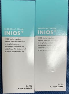 【イニオスプラス】デオドラントクリームミニ 45g　4つ イニオスプラス】デオドラントクリームミニ 45g 4つ