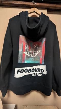 米津玄師　FOGBOUND 2017 TOUR ジップアップフーディ 米津玄師 live FOGBOUND 2017 TOUR ブラックフーディ - メルカリ