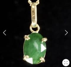 K18YG0.50ct ミャンマー ヒスイ ネックレス 大人気国内生産 刻印有 