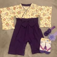 袴ロンパース　100センチのサムネイル