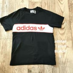 値下げ！adidas　Ｔシャツ　ｓ　ブラックのサムネイル