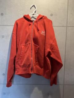 NIKE STUSSY ZIP HOODIE PIGMENT RED Lのサムネイル
